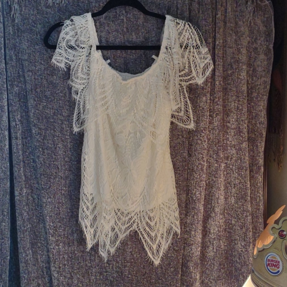Lacey tank top